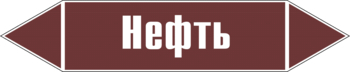 Маркировка трубопровода "нефть" (пленка, 252х52 мм) - Маркировка трубопроводов - Маркировки трубопроводов "ЖИДКОСТЬ" - Магазин охраны труда ohranatruda-shop.ru